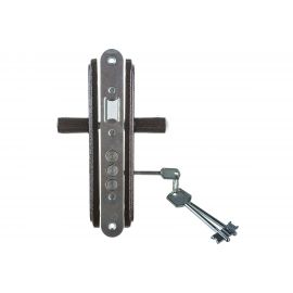 Врезной замок ЗЕНИТ Омега-ЗВ9.1-03 коричневый эконом 23115 