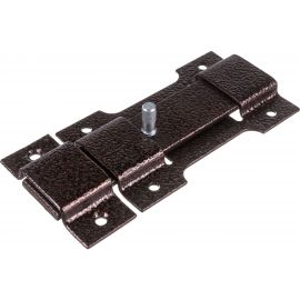 Засов накладной классический медь с плоским ригелем Делга 150 мм Д804 