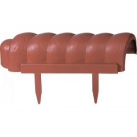 Бордюр Россия ""Улитка"",7x350 см, терракот 65045 