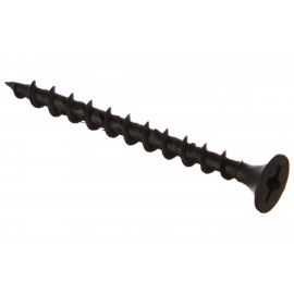 Саморез Качественный Крепеж 3,5х41 потай, крупная резьба, оксид 130 шт 0200365 КЧ 