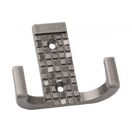 Мебельный крючок KERRON Д70 Ш60 В25, черненый старинный цинк KR 0160 BAZ 