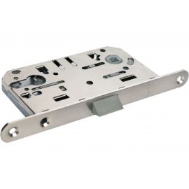 Бесшумная защелка под цилиндр MORELLI цвет-никель 1885P SN 9009452 