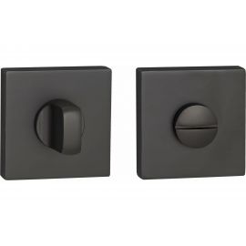 Квадратная завертка к ручкам RENZ матовый черный никель INBK 03 MBN 