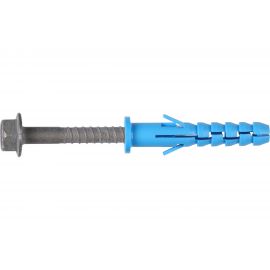 Фасадный дюбель ЕВРОПАРТНЕР ДФ Б 10x60 мм, шуруп ШГ, покрытие ТДЦ 4шт A1 0126 2 