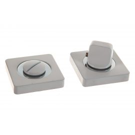 Квадратная завертка к ручкам RENZ мат.суп.бел./хр.бл. BK 02 MSW-CP 