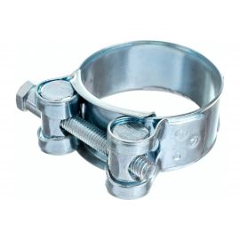 Силовой хомут Nord-Yada Д: 40-43 мм, Ш: 20 мм, Т: 0,8 мм, болт: М6х50, оцинкованная сталь 905990 