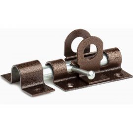 Накладной засов с проушинами Делга (медь; с круглым ригелем) Д1004 