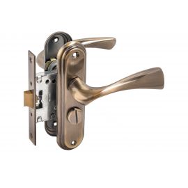 Защелка БУЛАТ ЗЩ1-Д03.01 (Л) НОМОС (бронза; левая; с фиксацией) 13958 