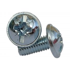 Винт ZAMETAL М4х16 с полусфер. гол. и прессш., DIN 967, оц., 1000 шт ZA514066 