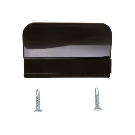 Балконная ручка Агат пластик, с саморезами с буром, коричневая 4005.05 