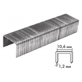 Скобы прямоугольные Тип 140 (1000 шт; 10 мм) Biber 85823 тов-075412 