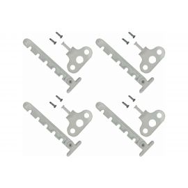 Оконный ограничитель для ПВХ Левша белый, 5-позицион., 4 шт. У1-56604.Б 