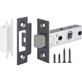 Врезная защелка Fuaro PLASTIC P12-45-25 GR графит 37513 
