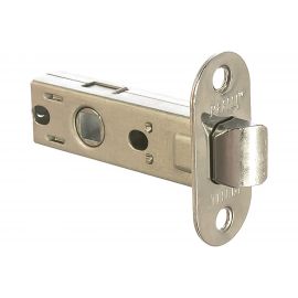 Межкомнатная защелка РЕНЦ овальная планка, хром блестящий INL 5-45 oval С 