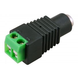 Разъем питания REXANT гнездо 2.1х5.5 с клеммной колодкой 14-0315 