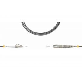 Оптический патч-корд TopLAN симплексный, MM 62,5/125, 0,5 м, PC-TOP-OM1-LC/P-SC/P-0.5 