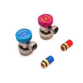 Комплект Г-образных быстросъемных адаптеров с дополнительными штуцерами Car-Tool CT-M1006 