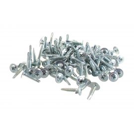 Оцинкованный саморез по металлу с прессшайбой КрепСтройГрупп 4,2х19 сверло, 400 шт. 145340 