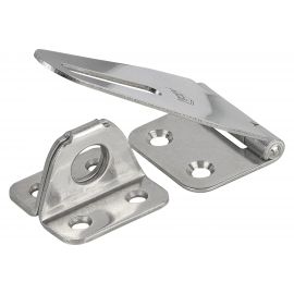 Калиточ��ый переброс с ушком VORMANN 80х30х37 мм, нержавеющая сталь 010090080 