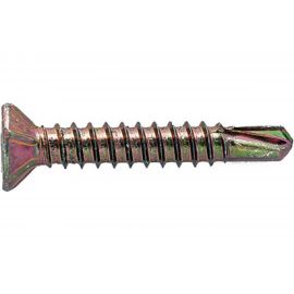 Оконный саморез с буром ЕВРОПАРТНЕР желтый цинк 3,9х19 38шт. 14 3919 1 