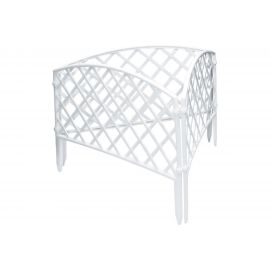 Декоративный забор Россия Плетенка 24x320 см белый 65021 