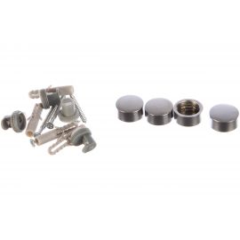 Зеркалодержатель Tech-Krep d17мм без сверления, хром матовый комплект - пакет 112588 