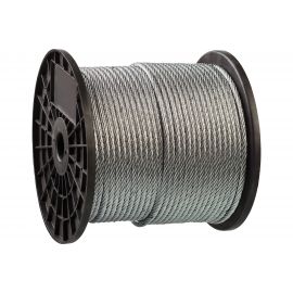 Грузоподъемный стальной трос ЗУБР Профессионал DIN 3066, d=8 мм, L=80 м 30417-08 