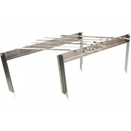 Набор Пикник Искра 420х260, 0.8мм, 2 стойки, 6 шампуров, коробка П-6 