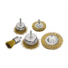 Набор щеток зачистных для дрели, 5 шт., 25/50/75/60/75 мм АвтоDело 44022 11371 
