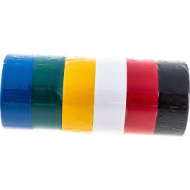 Изолента FIT IT PVC 19 мм х 0.13 мм х 3 м, 6 шт., цветная 11027 