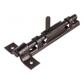 Накладная задвижка Домарт точёная ручка, медь антик 170295 