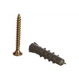 Пакет дюбель РДК Метизный двор 6х30мм + шуруп 4х35мм 15 шт. 4607173902139 