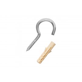 Крюк-шуруп ЕВРОПАРТНЕР Zn d6хL65 мм 2 шт. 13 3011 1 