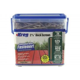 Шурупы KREG 2-5/8 Protec-Kote для DECK JIG, 525 шт. SDK-C262W-525-INT 