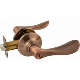 Ручка-защелка НОРА-М ЕСО стар.медь ЗВ3-01-Э ключ/фикс. 14047 