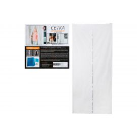 Антимоскитная сетка для дверей СИМАЛЕНД 90х210 см, на магнитах, цвет белый 1389828 