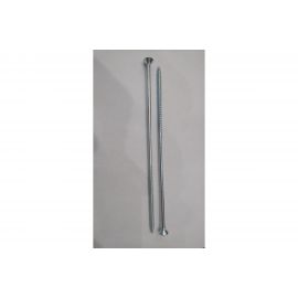 Потайной универсальный шуруп Метизный двор 6,0x200, белый, 2 шт. 4690441019448 