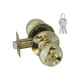 Межкомнатная защелка ISPARUS ISP ЗШ-01 золото, ключ/фикс. 16786 