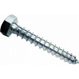 Сантехнический шуруп Стройметиз 10х50 DIN 571 цинк уп. 2 шт. европодвес 2170851 