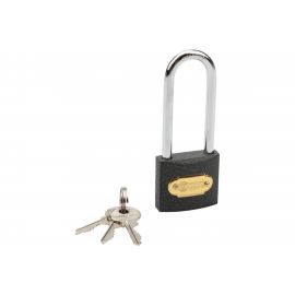 Навесной замок ЧЕТЫРЕ СЕЗОНА Чугун 40 мм, длинная дужка 79-0024 