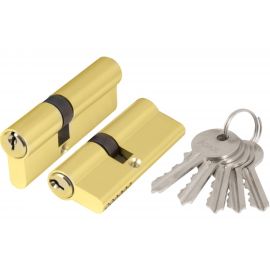 Цилиндровый механизм AJAX AX100/70 mm 30+10+30 PB латунь 5 кл. 39833 