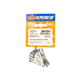 Саморез по металлу VIPКрепеж черный 3,5х41 м 17 шт 10012 VIPL 