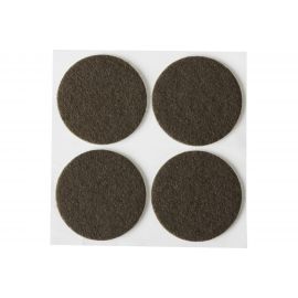 Самоклеящиеся накладки на мебельные ножки Stayer COMFORT фетровые, коричневые, круглые - диаметр 25 мм, 8 шт 40910-25 