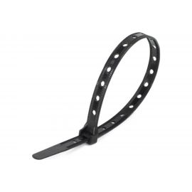 Нейлоновые стяжки FORTISFLEX КСО Multihole 10х360 черный 100 шт. 81158 