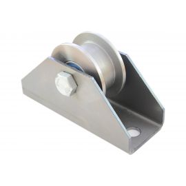 Ролик для ворот Rolik-Opt металл, d.65 мм, под профильную трубу 20х20 мм, на платформе С3606 