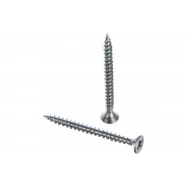 Саморез Стройметиз 4,0х45 универсальный, белый цинк уп. 200 шт. 2150685 