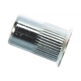 Заклепка с внутренней резьбой Kenner потайной бортик Белый цинк м10х1,5х21 180шт зрп10 