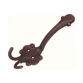 3-рожковый крючок Левша КБ-4 медный антик У8-6559.СМ 