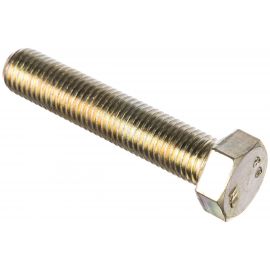 Болт Стройметиз М16х80 DIN 933, класс прочности 8. 8, цинк уп. 10 шт коробка 3025145 