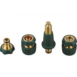 Поливочный набор Raco PROFI-PLUS латунь с покрытием TPR, 4 предмета 4244-55147B 